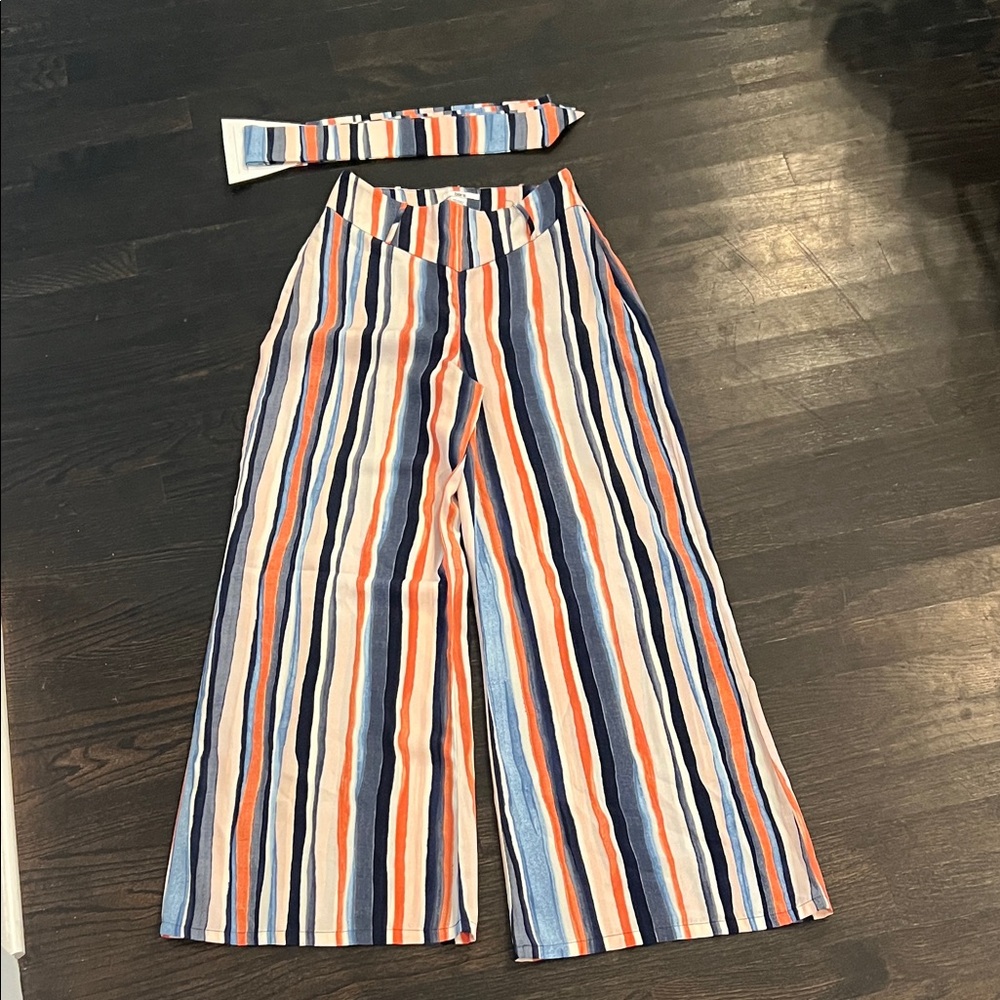 Bar III Multicolor Striped Pants